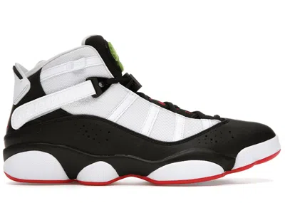 Pre-owned Jordan Men's  6 Rings He Got Game Sneakers In Black/university Red/white In Multi