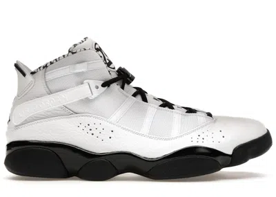 Pre-owned Jordan Men's  6 Rings Motorsport (2021) Sneakers In White/metallic Gold/black