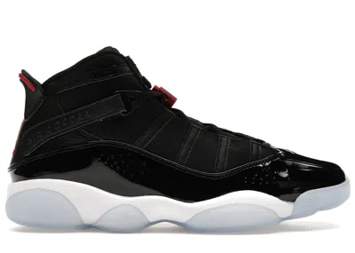 Pre-owned Jordan Men's  6 Rings Sneakers In Black/white/gym Red In Multi