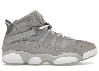 Pre-owned Jordan Men's  6 Rings Sneakers In Wolf Grey/white/cool Grey In Multi