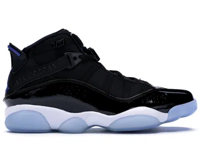 Pre-owned Jordan Men's  6 Rings Space Jam (2018) Sneakers In Black/hyper Royal/white