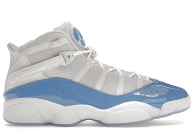 Pre-owned Jordan Men's  6 Rings Unc Sneakers In White/valor Blue/ice