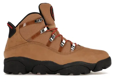 Pre-owned Jordan Men's  6 Rings Winterized (2023) Sneakers In Rocky Tan/black/varsity Red In Multi