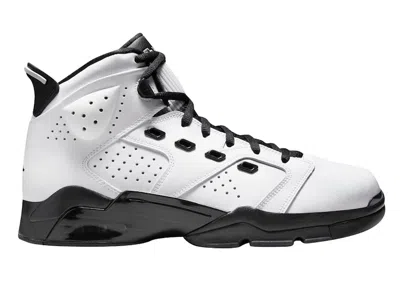 Pre-owned Jordan Men's  61723 Motorsport Sneakers In White/black In Multi