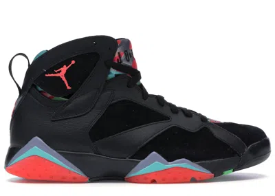 Pre-owned Jordan Men's  7 Barcelona Nights Sneakers In Black/blue Graphite/retro