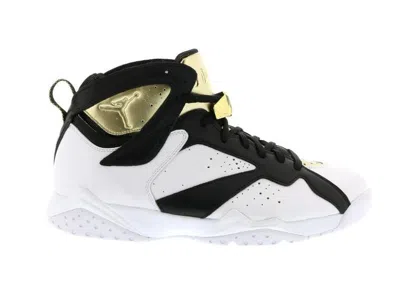 Pre-owned Jordan Men's  7 Retro Championship Pack Champagne Sneakers In White/metallic Gold/black