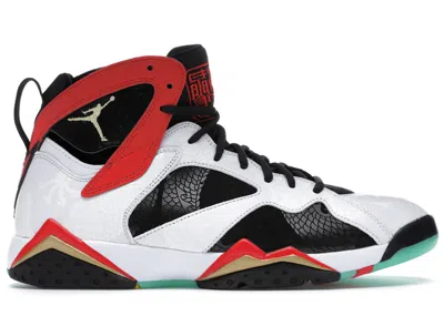 Pre-owned Jordan Men's  7 Retro Greater China Sneakers In White/chile Red/black