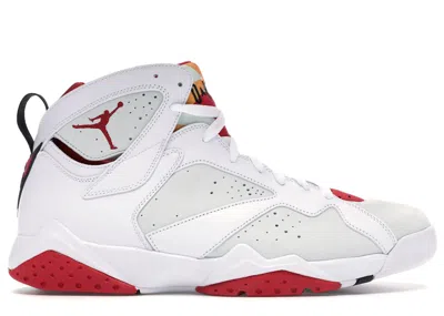 Pre-owned Jordan Men's  7 Retro Hare (2015) Sneakers In White/true Red/light Silver