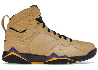 Pre-owned Jordan Men's  7 Retro Se Sneakers In Vachetta Tan/black/taxi