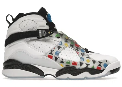 Pre-owned Jordan Men's  8 Retro Quai 54 (friends & Family) (2019) Sneakers In White/black