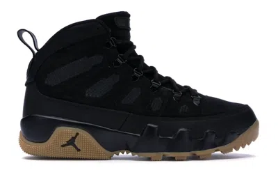 Pre-owned Jordan Men's  9 Retro Boot Nrg Light Gum Sneakers In Black/gum Light Brown In Multi