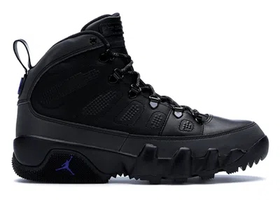Pre-owned Jordan Men's  9 Retro Boot Sneakers In Black/concord