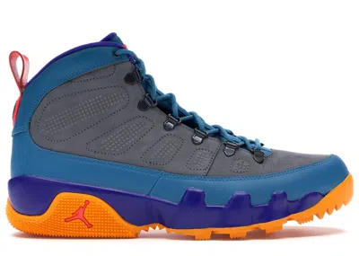 Pre-owned Jordan Men's  9 Retro Boot Sneakers In Green Abyss/dark Grey/concord