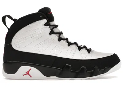 Pre-owned Jordan Men's  9 Retro Og (2016) Sneakers In White/black/true Red
