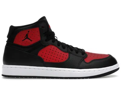 Pre-owned Jordan Men's  Access Sneakers In Black/gym Red/white