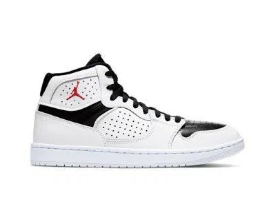 Pre-owned Jordan Men's  Access Sneakers In White/black/university Red