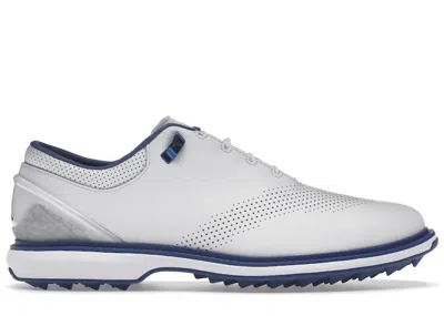 Pre-owned Jordan Men's  Adg 4 Golf Sneakers In White/french Blue/metallic Silver In Multi