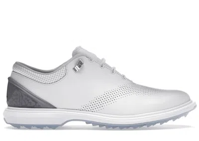 Pre-owned Jordan Men's  Adg 4 Golf Sneakers In White/pure Platinum/fire Red In Multi