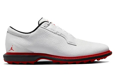 Pre-owned Jordan Men's  Adg 5 Golf Sneakers In White/black/varsity Red In Multi