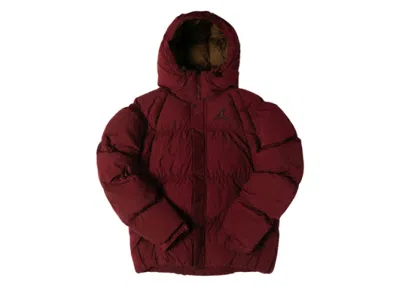Pre-owned Jordan Men's  Air Essential Puffer Winter Jacket In Red