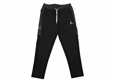 Pre-owned Jordan Men's  Air Fleece Pants In Black