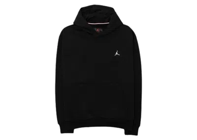 Pre-owned Jordan Men's  Air  Essential Fleece Pullover Hoodie (asia Sizing) In Black