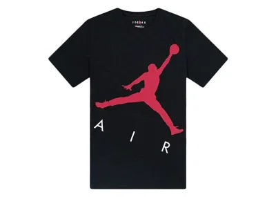 Pre-owned Jordan Men's  Air Jumpman Short Sleeve T-shirt In Black