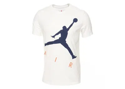 Pre-owned Jordan Men's  Air Jumpman Short Sleeve T-shirt In White
