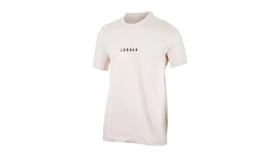 Pre-owned Jordan Men's  Air Short Sleeve T-shirt In Light Brown