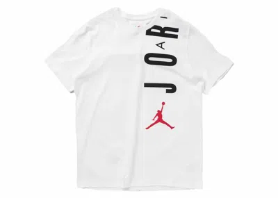 Pre-owned Jordan Men's  Air Short Sleeve T-shirt In White