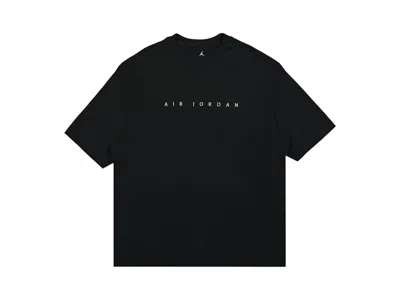 Pre-owned Jordan Men's  Air X Union Logo T-shirt In Black