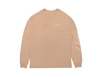 Pre-owned Jordan Men's  Air X Union T Hoodie In Beige In Sand