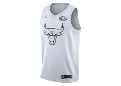 Pre-owned Jordan Men's  Allstar Edition Authentic Jersey In White