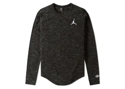 Pre-owned Jordan Men's  Bhm Long Sleeve T-shirt In Black