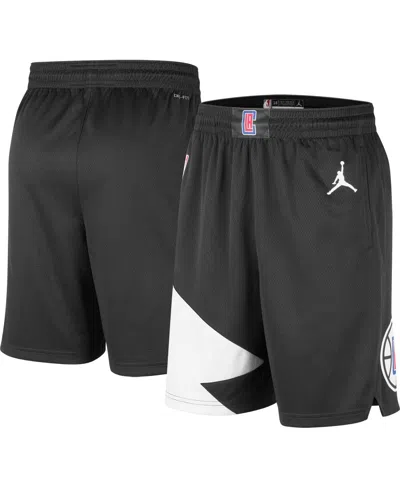 JORDAN MEN'S JORDAN BLACK LA CLIPPERS 2022/2023 STATEMENT EDITION SWINGMAN PERFORMANCE SHORTS