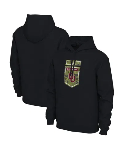 Jordan Men's  Black Oklahoma Sooners Veterans Camo Pullover Hoodie