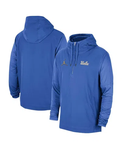 Jordan Men's  Blue Ucla Bruins Travel Fleece Full-zip Hoodie