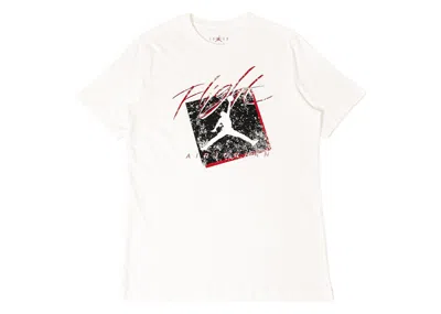Pre-owned Jordan Men's  Boxed Flight Logo Graphic T-shirt In White/black/red