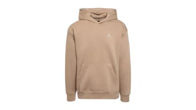 Pre-owned Jordan Men's  Brooklyn Fleece Pullover Hoodie In Brown/white In Multi