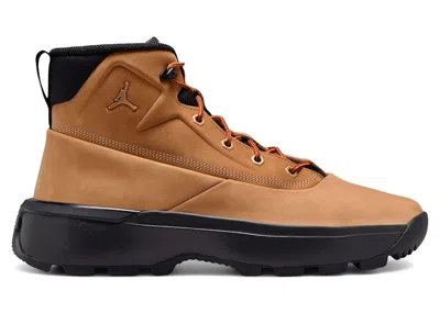 Pre-owned Jordan Men's  City Boot Sneakers In Flax/black