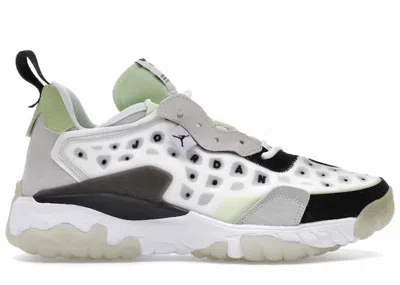 Pre-owned Jordan Men's  Delta 2 Sneakers In White/black/barely Volt