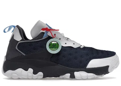 Pre-owned Jordan Men's  Delta 2 Sp Clot Flint Sneakers In White/university Blue/navy