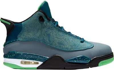 Pre-owned Jordan Men's  Dub Zero Sneakers In Teal/light Green Spark/blue Graphite