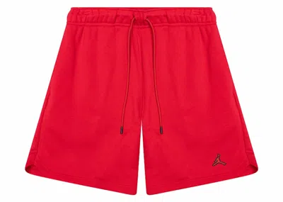 Pre-owned Jordan Men's  Essentials Fleece Shorts In Red