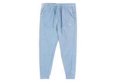 Pre-owned Jordan Men's  Essentials Fleece Standard Fit Pants In Light Blue