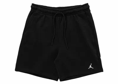 Pre-owned Jordan Men's  Essentials Fleece Standard Fit Shorts In Black