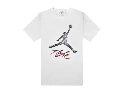 Pre-owned Jordan Men's  Essentials Flight Jumpman T-shirt In White