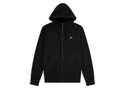 Pre-owned Jordan Men's  Essentials Fullzip Hoodie Jacket In Black