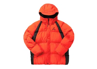 Pre-owned Jordan Men's  Essentials Puffer Jacket In Chile Red/black In Multi