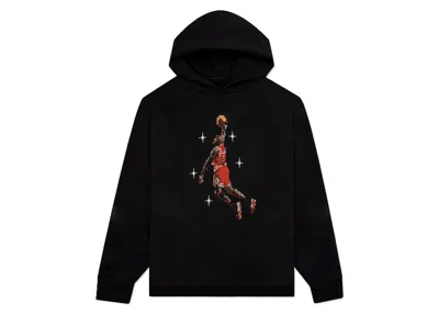 Pre-owned Jordan Men's  Essentials Slam Dunk Contest Graphic Hoodie In Black